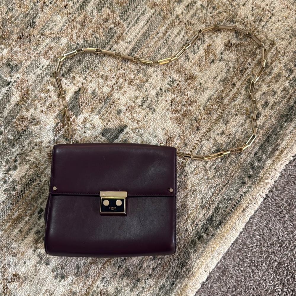 Luana Italy Leather Crossbody Bag
